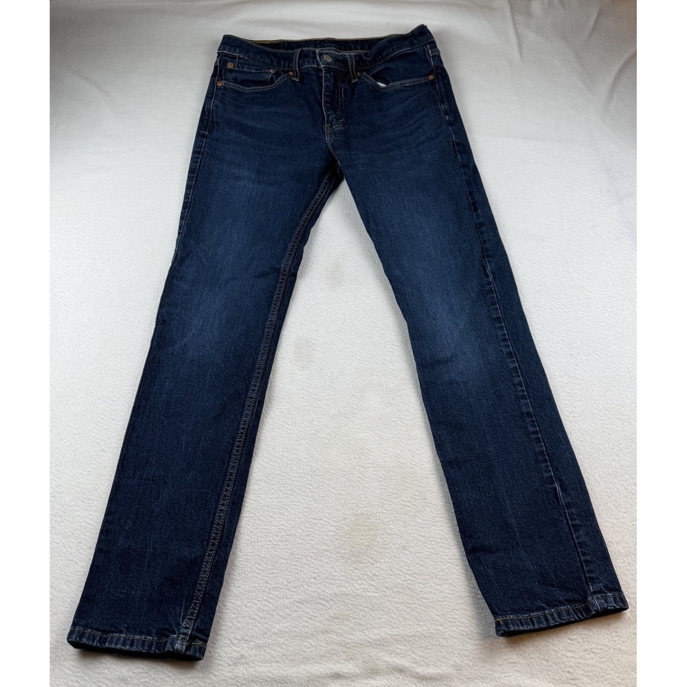 Levi's 511 Mens Jeans Size 30x32 (tag 31x32) Dark Wash Straight Leg Skinny
